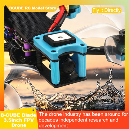 B-CUBE Blade 3.5inch FPV Drone Frame Kit Carbon Fiber Racing Drone Quadcopter INAV Beatflight F722 Ardupilot Flight Control