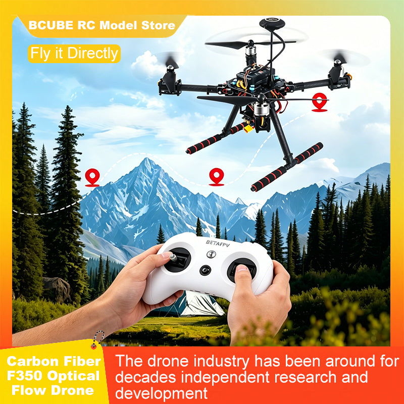 B-CUBE PIXHAWK2.4.8 Flight Control Carbon Fiber 350 Frame Kit Ardupilot Quadcopter BLHELI 30A 2212 Motor ESC Optical Flow