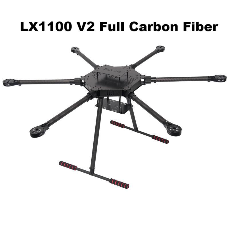 RC LX1100 All Carbon Fiber 1100Mm Six Rotor Frame B-Cube 80A Esc Group 6215 Motor Pixhawk 2.4.8 M8N GPS Flight Control Ardupilot