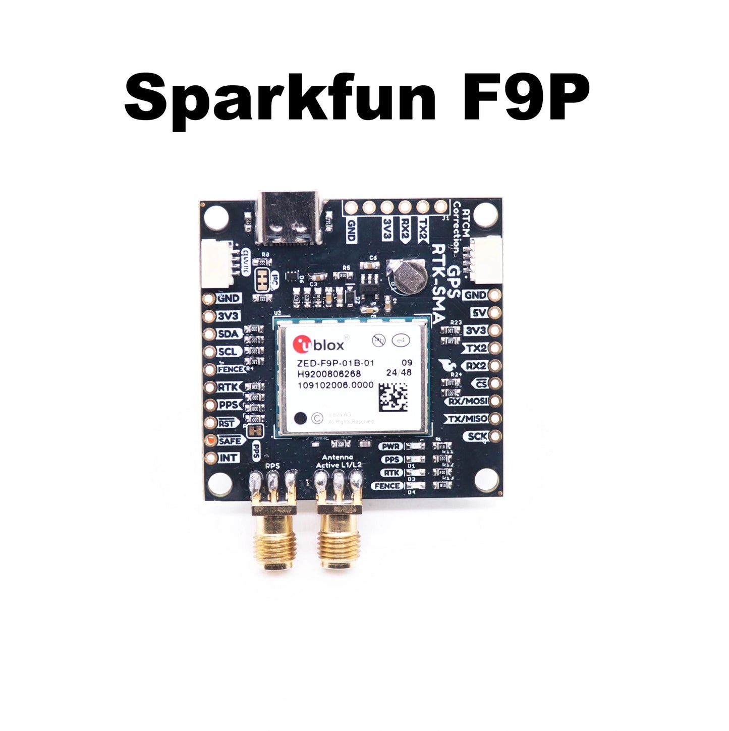 Плата Rctosky SparkFun GPS RTK2 ZED F9P Qwiic High-Precision UAV GNSS Series Ardupilot Pixhawk PX4 FPV AutoPilot для управления полетом 