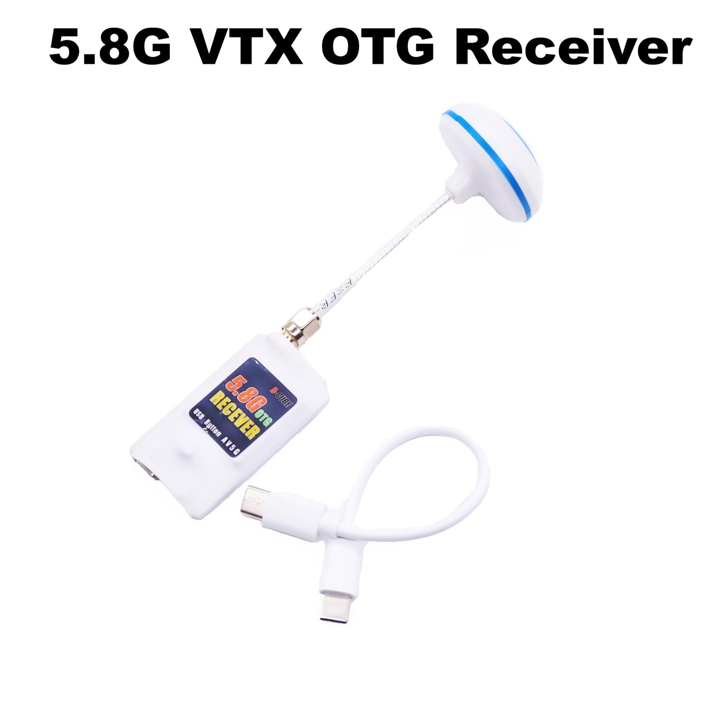 B-CUBE VTX OTG Receiver 5.8G 150CH Channel FPV VTX800 1000 1600 2500MW Video Transmitter Audio Android phone RC Airplane Drone