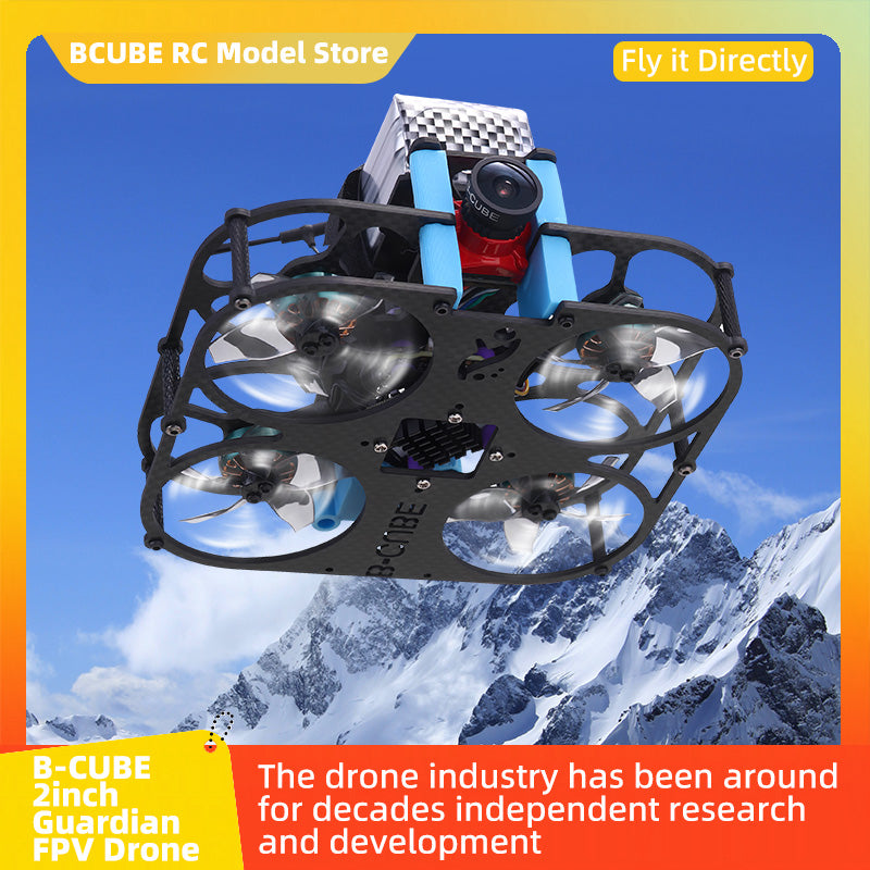 B-CUBE 2inch Guardian FPV Drone Frame Kit Carbon Fiber Racing Drone Quadcopter INAV Beatflight F722 NOXE Ardupilot Flight Control