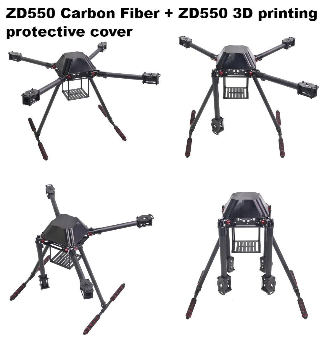 B-CUBE Drone Frame With Protective Cover For 4/6 Axis RC Multicopter FPV Quadcopter Heli Multi-Rotor Landing Gear