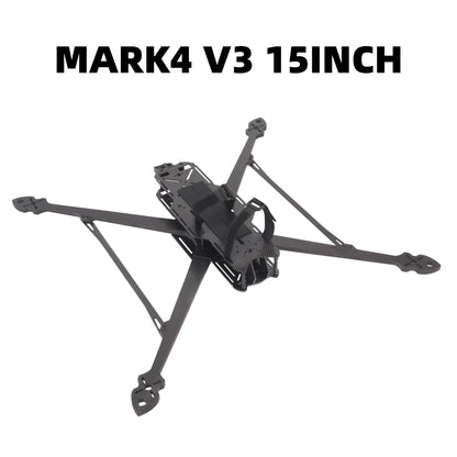 B-CUBE MARK4 V3 15inch FPV Drone Frame Kit Carbon Fiber Racing Drone Quadcopter Freestyle INAV Beatflight F4V3S F722 F745 H743 M10 GPS Flight Control