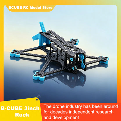B-CUBE 3inch FPV Drone Frame Kit Carbon Fiber Racing Drone Quadcopter INAV Beatflight F722 F745 Ardupilot Flight Control