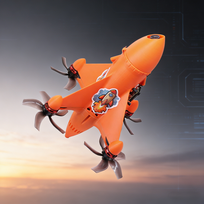 B-CUBE Rocket 5inch FPV Drone Frame Kit Carbon Fiber Racing Drone Quadcopter Freestyle INAV Beatflight F722 Ardupilot PX4 Flight