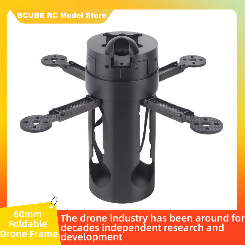 B-CUBE 60mm Foldable FPV Drone Frame Kit Carbon Fiber Racing Quadcopter Freestyle INAV Beatflight F4V3S PULS F745 H743
