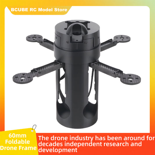 B-CUBE 60mm Foldable FPV Drone Frame Kit Carbon Fiber Racing Quadcopter Freestyle INAV Beatflight F4V3S PULS F745 H743