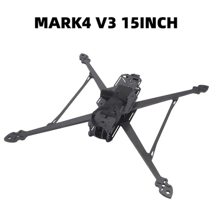 B-CUBE MARK4 V3 15inch FPV Drone Frame Kit Carbon Fiber Racing Drone Quadcopter Freestyle INAV Beatflight F4V3S F722 F745 H743 M10 GPS Flight Control
