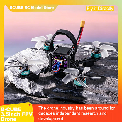 B-CUBE 3.5inch FPV Drone Frame Kit Carbon Fiber Racing Drone Quadcopter INAV Beatflight F722 F745 Ardupilot Flight Control