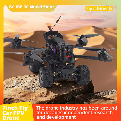 B-CUBE 7inch Flying Car FPV Drone Frame Kit Carbon Fiber Racing Quadcopter BF INAV F4 F722 F745 H743 Flight Control