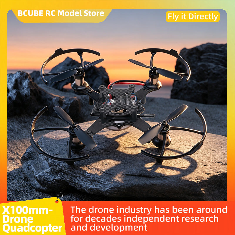 B-CUBE X100 Drone Frame Kit Carbon Fiber Racing Drone Quadcopter INAV Beatflight F4DC Ardupilot Flight Control