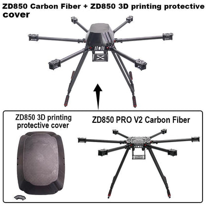 B-CUBE Drone Frame With Protective Cover For 4/6 Axis RC Multicopter FPV Quadcopter Heli Multi-Rotor Landing Gear