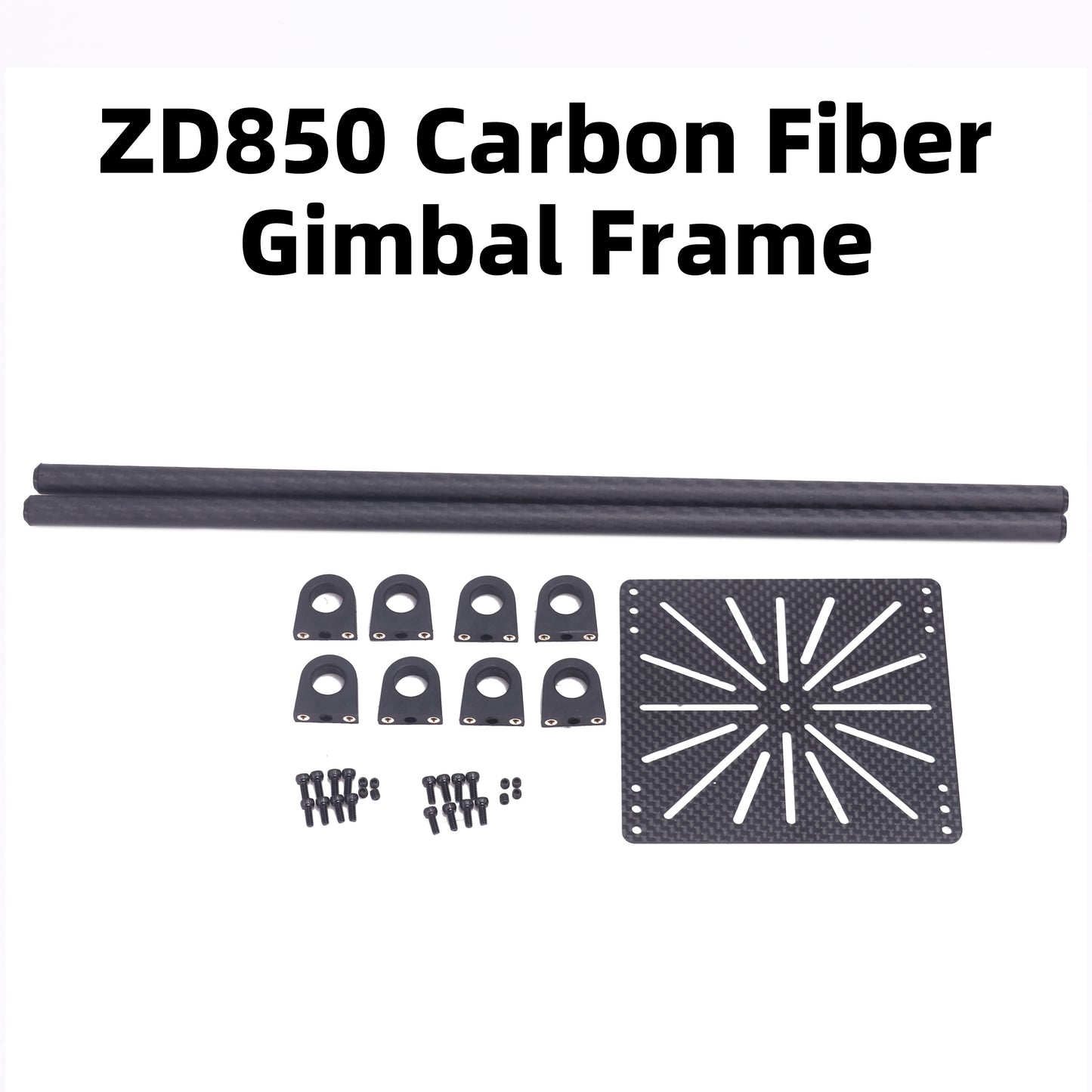B-CUBE ZD850 all carbon fiber 850Mm six rotor gimbal Blheli 40A Esc flight control radio telemetry device