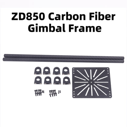 B-CUBE ZD850 all carbon fiber 850Mm six rotor gimbal Blheli 40A Esc flight control radio telemetry device