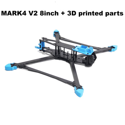 MARK4 V2 5 7 8 9 10-inch Flight Control 45/60A 4INI ESC rack drone FPV carbon fiber PV Racing Drone Quadcopter Freestyle