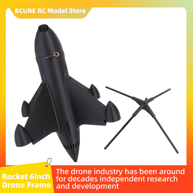 B-CUBE Rocket 6inch FPV Drone Frame Kit Carbon Fiber Racing Quadcopter Freestyle INAV Beatflight F4 F745 H743 Ardupilot Flight Control