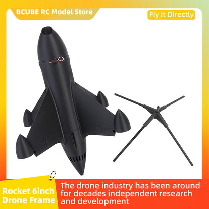 B-CUBE Rocket 6inch FPV Drone Frame Kit Carbon Fiber Racing Quadcopter Freestyle INAV Beatflight F4 F745 H743 Ardupilot Flight Control