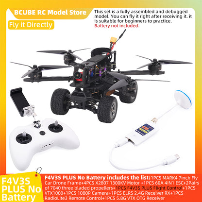 B-CUBE 7inch Flying Car FPV Drone Frame Kit Carbon Fiber Racing Quadcopter BF INAV F4 F722 F745 H743 Flight Control