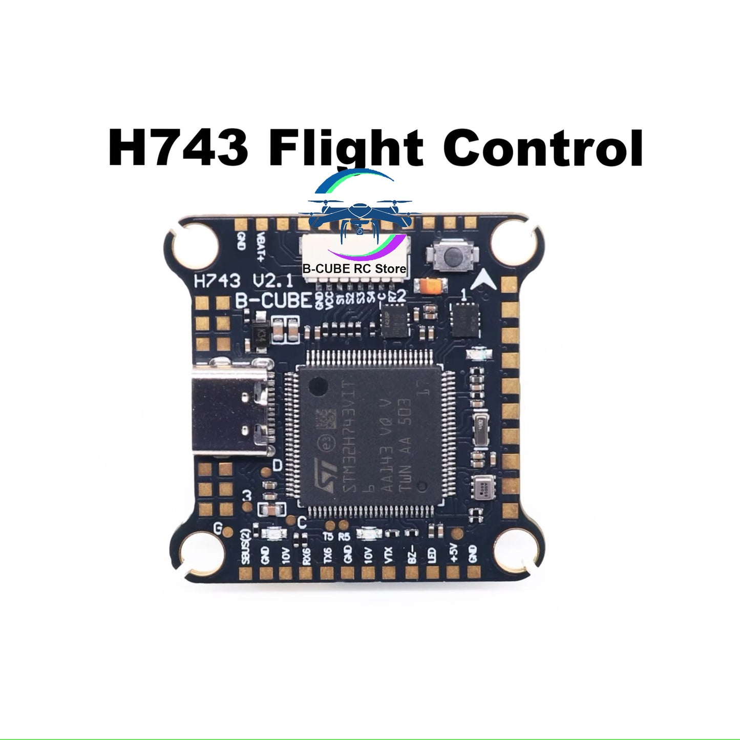 Управление полетом H743 45A/60A 4INI ESC VTX1600 1080P камера ArdupilotI APM NAV Betaflight полетный контроллер RC Drone FPV 