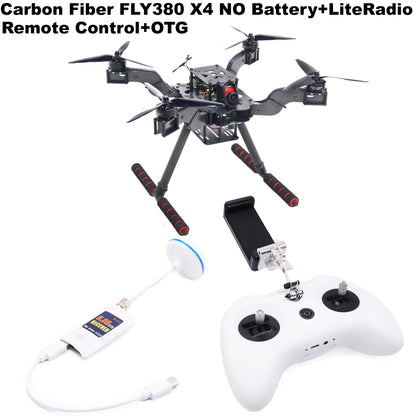 B-CUBE Open Source New Smart Drone FLY350 380MM F722 Quadrotor Rack RC Multicopter Multi-Rotor With Landing Gear Betaflight