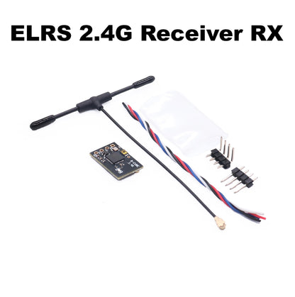 Приемник ELRS 2.4G RX Crossover, модель приемника FPV NANO ExpressLRS с антенной типа T, поддержка обновления Wi-Fi для дрона 
