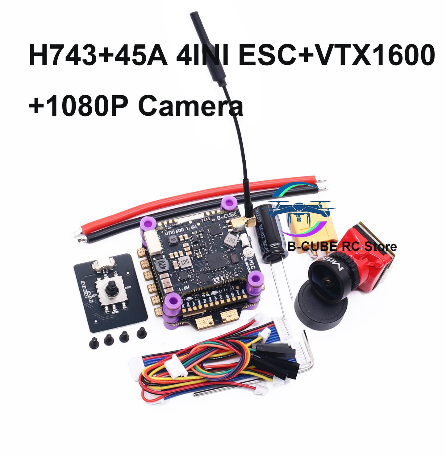 Управление полетом H743 45A/60A 4INI ESC VTX1600 1080P камера ArdupilotI APM NAV Betaflight полетный контроллер RC Drone FPV 