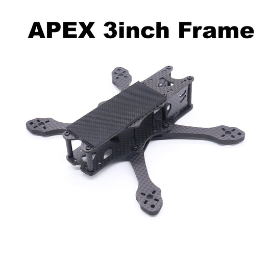 B-CUBE APEX Mini 3 Inch 150mm Carbon Fiber Frame Kit with 4MM Thickness Arms For FPV Freestyle RC Racing Drone Quadcopters
