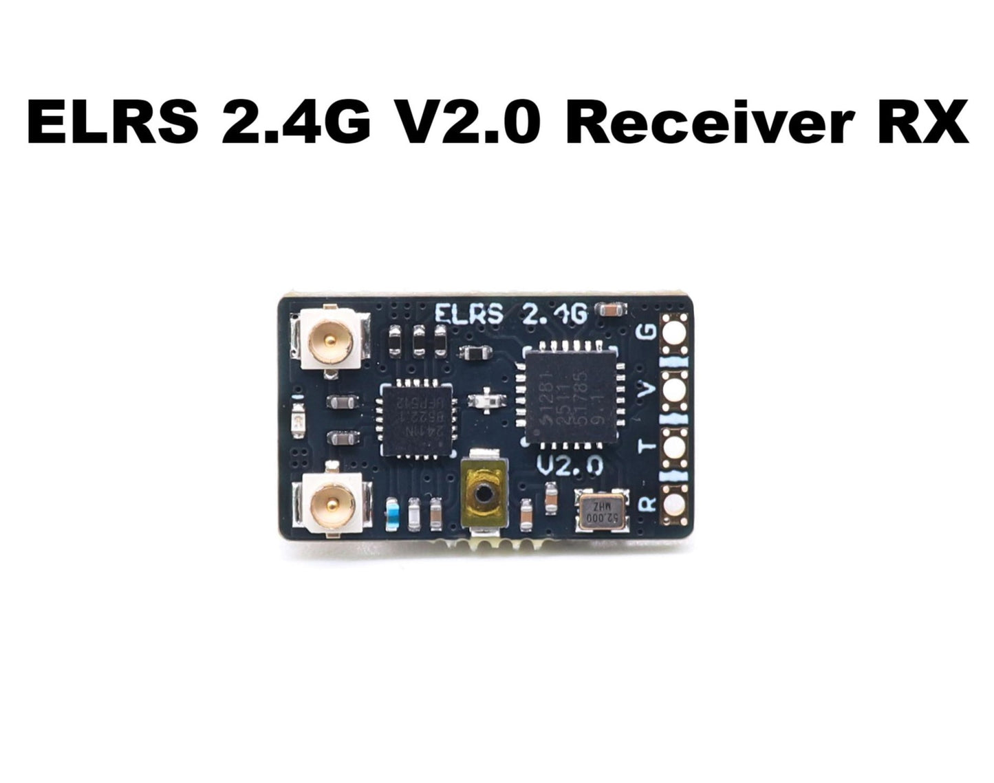 Приемник ELRS 2.4G RX Crossover, модель приемника FPV NANO ExpressLRS с антенной типа T, поддержка обновления Wi-Fi для дрона 