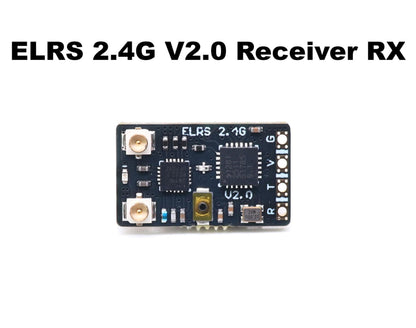 Приемник ELRS 2.4G RX Crossover, модель приемника FPV NANO ExpressLRS с антенной типа T, поддержка обновления Wi-Fi для дрона 