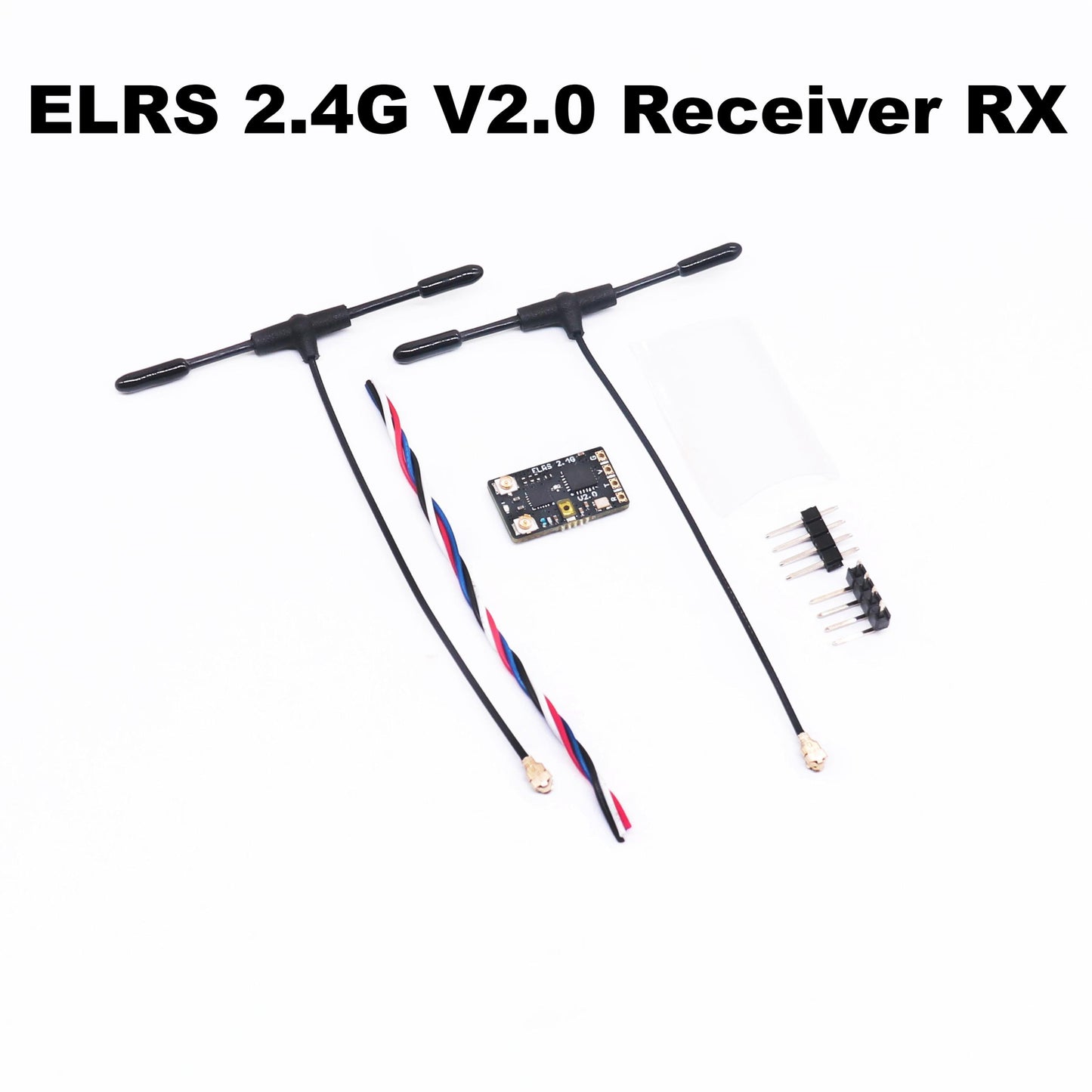 Приемник ELRS 2.4G RX Crossover, модель приемника FPV NANO ExpressLRS с антенной типа T, поддержка обновления Wi-Fi для дрона 