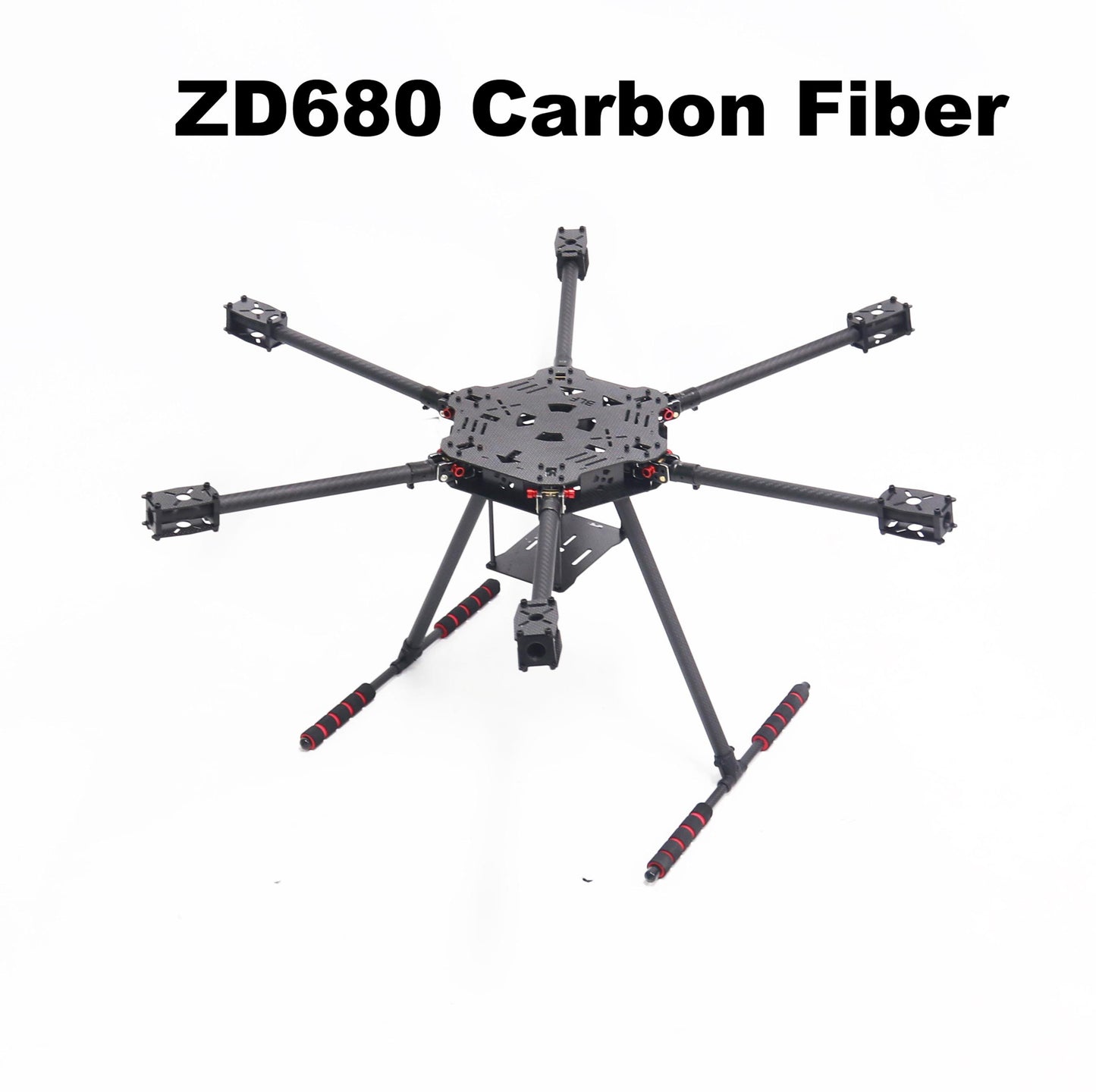 B-CUBE ZD680 PRO M8N Full Carbon Fiber Hexa-Rotor Foldable Arm Hexacopter Frame Kit  PIXHAWK with Unflodable Landing Gear