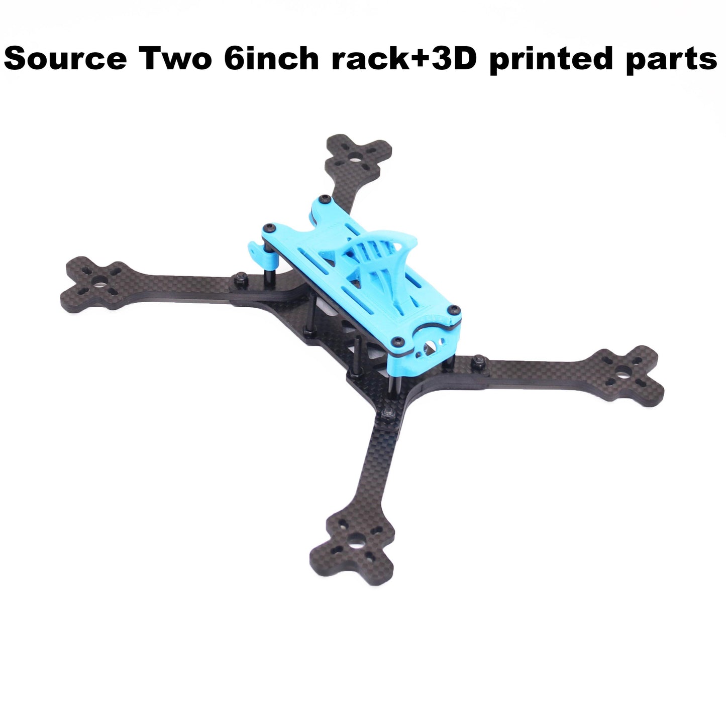 B-CUBE Zero Two Open Source FPV Drone Frame Kit Carbon Fiber 5/6inch For O3 FPV Racing Drone Quadcopter Freestyle