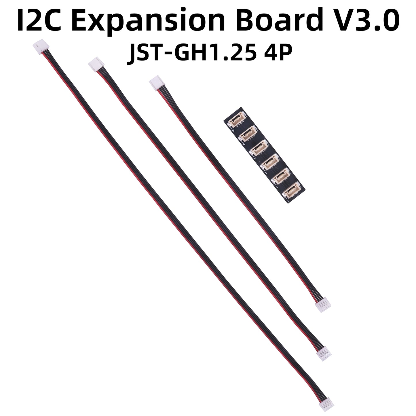 B-CUBE I2C expansion board V2.0 and I2C expansion board V3.0 splitter expansion module with JST-GH1.25 flight controller cable