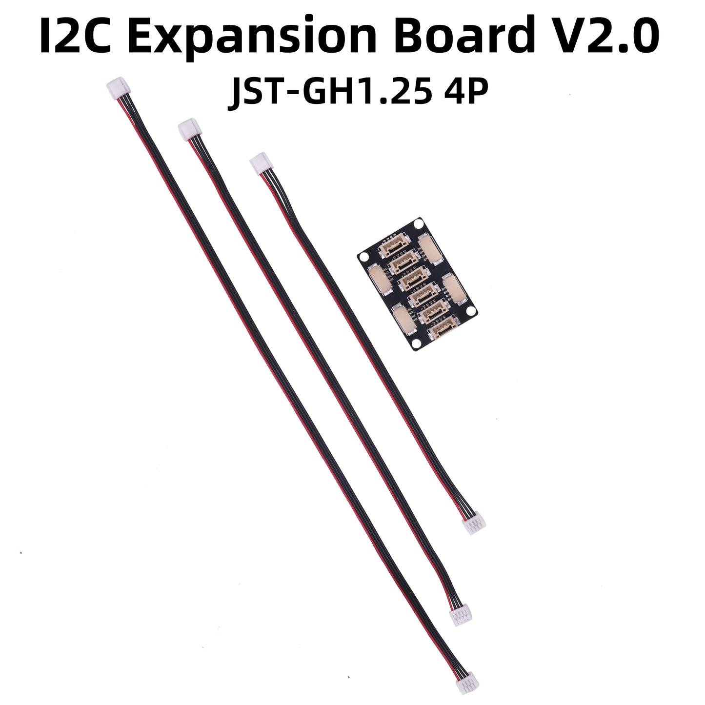 B-CUBE I2C expansion board V2.0 and I2C expansion board V3.0 splitter expansion module with JST-GH1.25 flight controller cable
