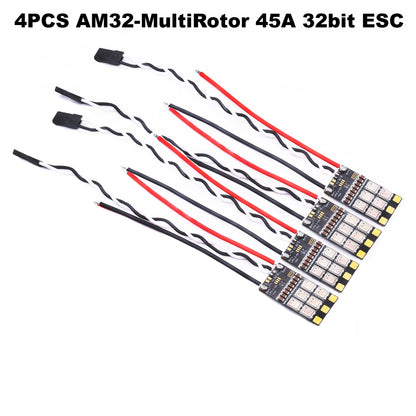 B-CUBE AM32-MultiRotor 45A 32bit ESC Support 3-6S Brushless Motor Support DShot300 600 PWM FPV F4 722 Flight Control