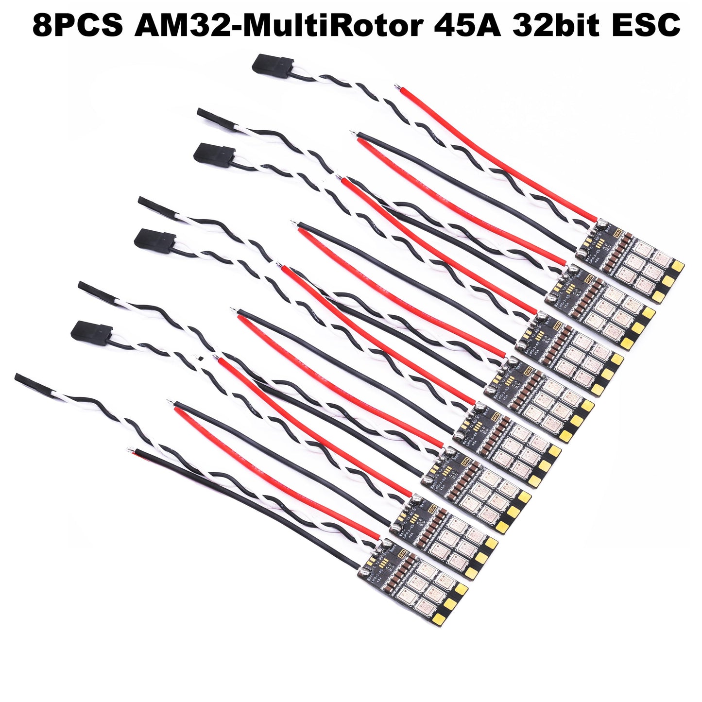 B-CUBE AM32-MultiRotor 45A 32bit ESC Support 3-6S Brushless Motor Support DShot300 600 PWM FPV F4 722 Flight Control
