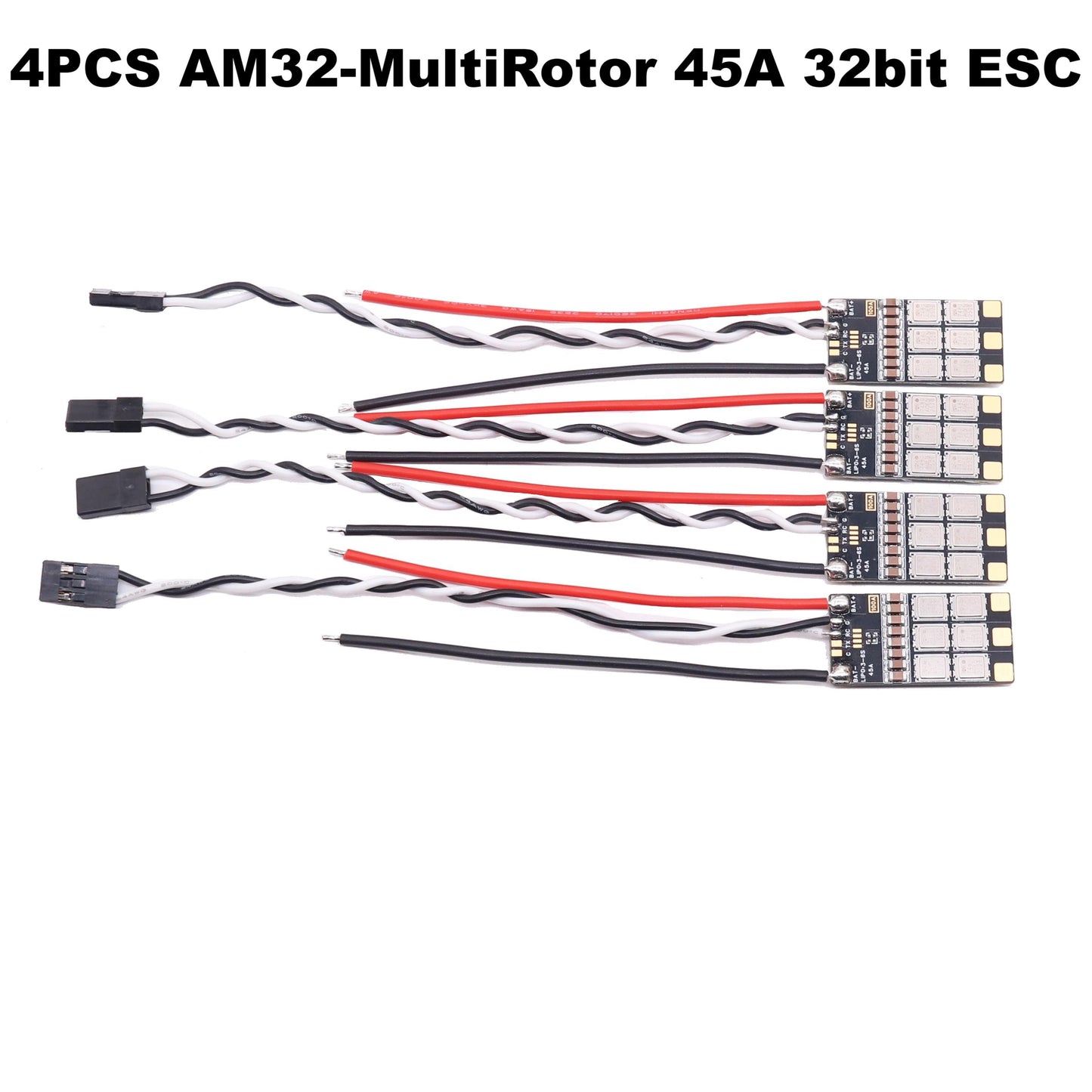 B-CUBE AM32-MultiRotor 45A 32bit ESC Support 3-6S Brushless Motor Support DShot300 600 PWM FPV F4 722 Flight Control