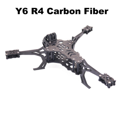 Y6R4 4inch FPV Drone Frame Kit Carbon Fiber Racing Drone Quadcopter Freestyle INAV Beatflight F722 Ardupilot PX4 Flight Control