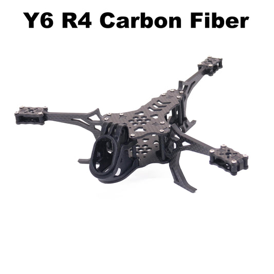 Y6R4 4inch FPV Drone Frame Kit Carbon Fiber Racing Drone Quadcopter Freestyle INAV Beatflight F722 Ardupilot PX4 Flight Control