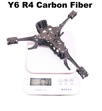 Y6R4 4inch FPV Drone Frame Kit Carbon Fiber Racing Drone Quadcopter Freestyle INAV Beatflight F722 Ardupilot PX4 Flight Control