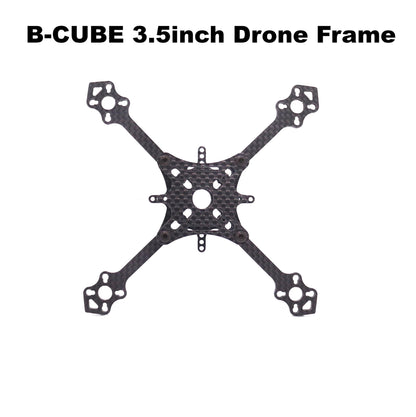 B-CUBE 3.5inch FPVDrone Frame Kit Carbon Fiber Racing Drone Quadcopter Freestyle INAV Beatflight F722Ardupilot PX4Flight Control