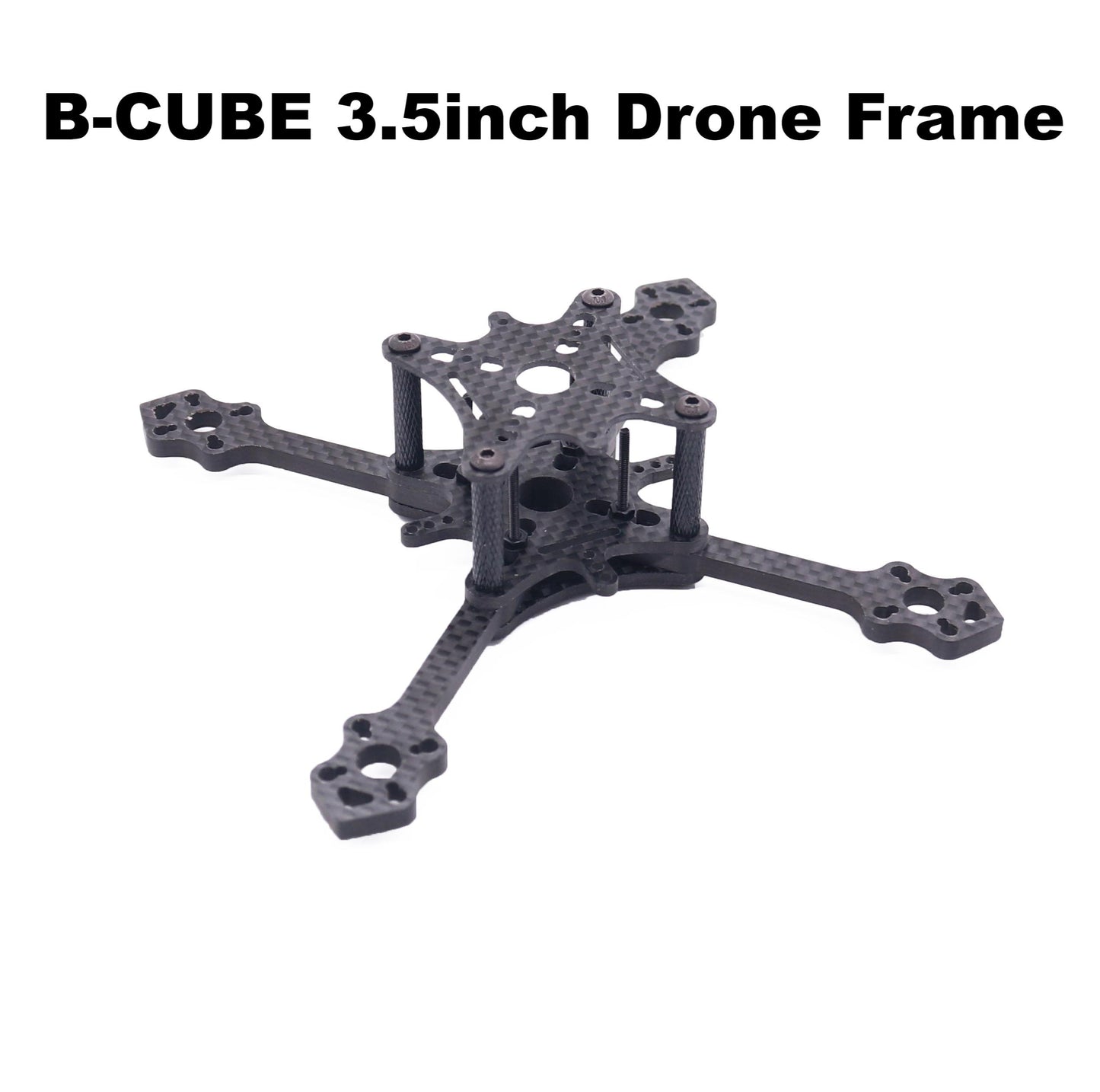 B-CUBE 3.5inch FPVDrone Frame Kit Carbon Fiber Racing Drone Quadcopter Freestyle INAV Beatflight F722Ardupilot PX4Flight Control