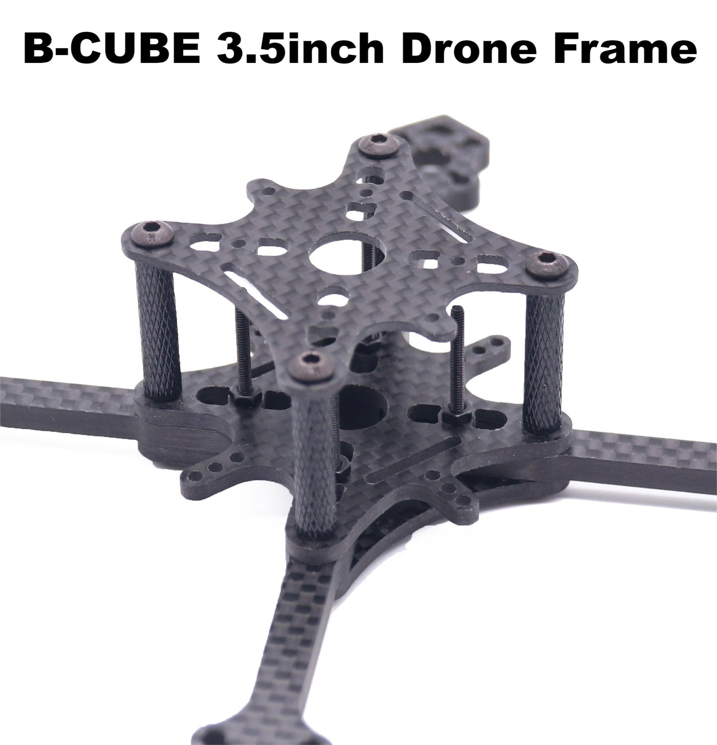 B-CUBE 3.5inch FPVDrone Frame Kit Carbon Fiber Racing Drone Quadcopter Freestyle INAV Beatflight F722Ardupilot PX4Flight Control