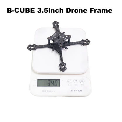 B-CUBE 3.5inch FPVDrone Frame Kit Carbon Fiber Racing Drone Quadcopter Freestyle INAV Beatflight F722Ardupilot PX4Flight Control