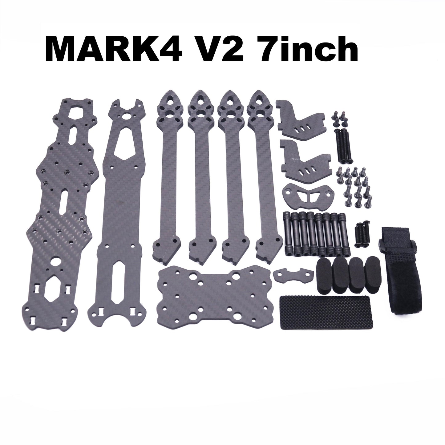 MARK4-V2 Mark 4 V2 5inch 240mm / 7inch 295mm FPV Frame Kit Carbon Fiber w/ 5mm Arm For O3 FPV Racing Drone Quadcopter Freestyle