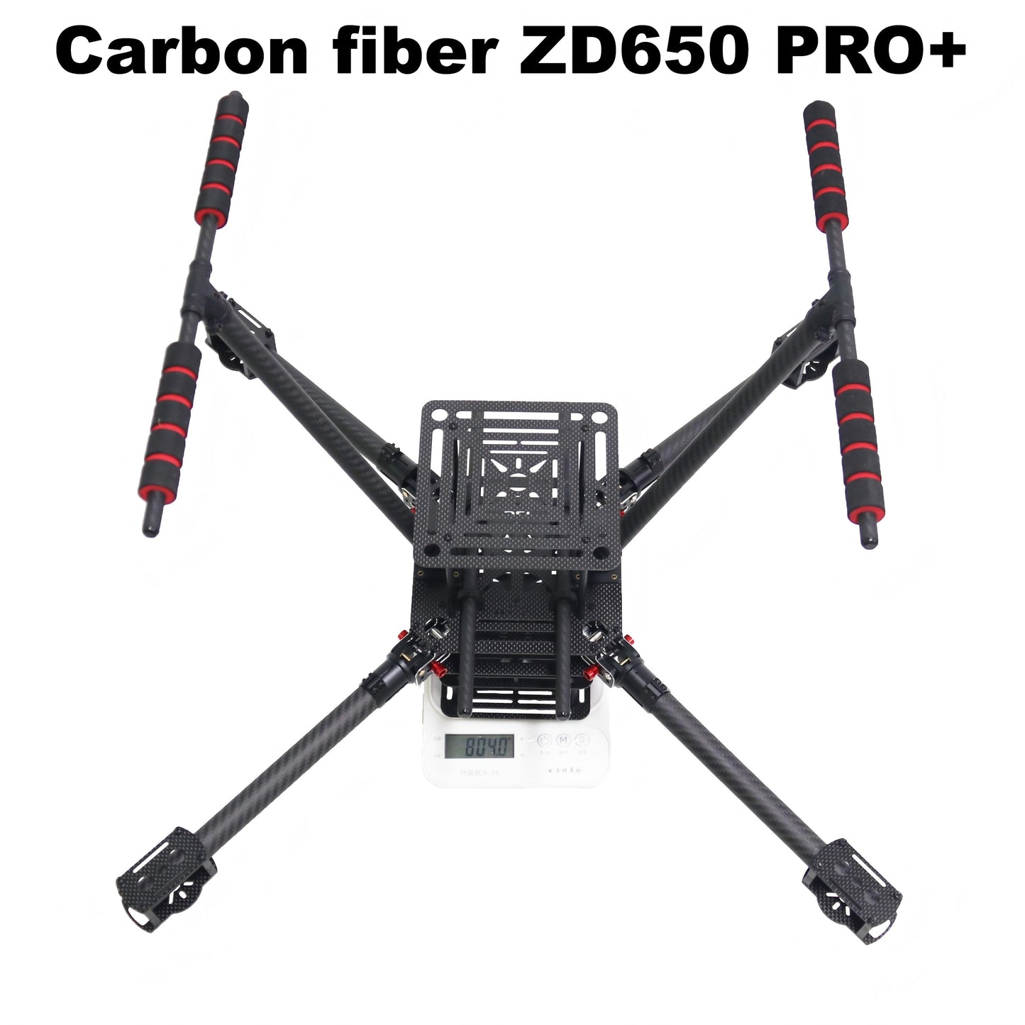 B-CUBE ZD650 PRO+ 650mm Ardupilot Pixhawk Carbon fiber Quadcopter Frame FPV Quad with Carbon Fiber Landing Skid Motor 40A ESC