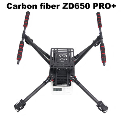 B-CUBE ZD650 PRO+ 650mm Ardupilot Pixhawk Carbon fiber Quadcopter Frame FPV Quad with Carbon Fiber Landing Skid Motor 40A ESC