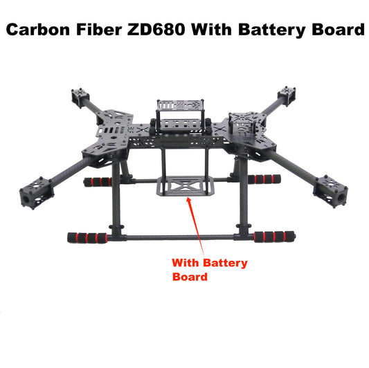B-CUBE new F680 all carbon fiber ZD 680 foldable arm aircraft frame kit PIXHAWK Ardupilot Flight Control