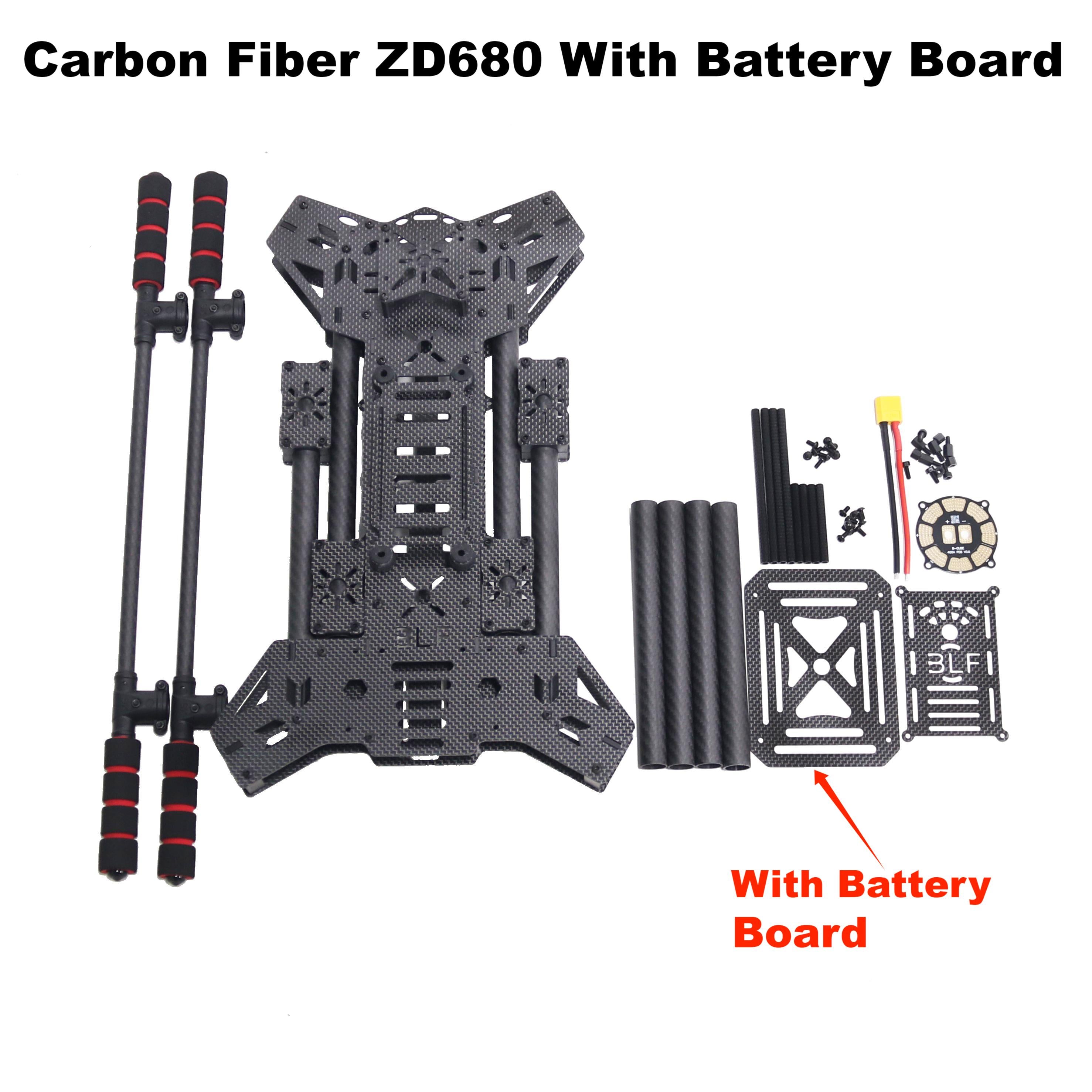 NEW ZD680 PIXHAWK2.4.8 M9N Full Carbon Fiber Hexa-Rotor Foldable